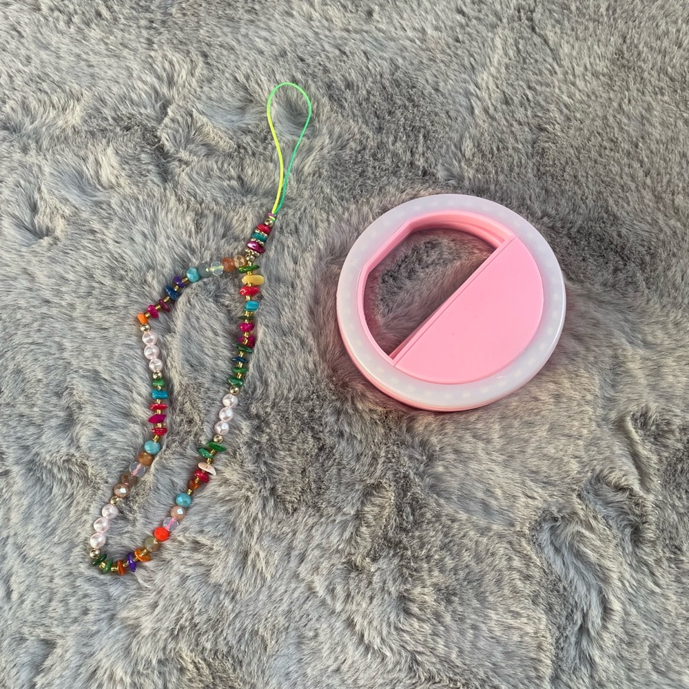 Set of cell phone accessories